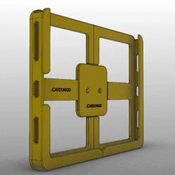 Ipad-11Pro-GIF-downsized_large.gif Archivo STL Soporte de pared para iPad 11 pro・Plan imprimible en 3D para descargar