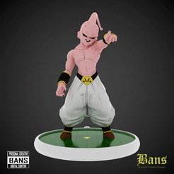 render-gif-7.gif 3D file EXCLUSIVE KID BUU・Model to download and 3D print, Bans1997