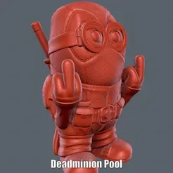 Deadminion-Pool.gif STL file Deadminion Pool (Easy print no support)・3D printing template to download