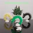 Dragon3.gif flexi dragon keychain (super mini)