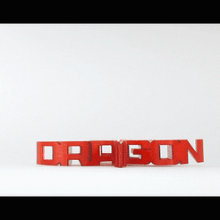 ezgif.com-gif-maker-1.gif STL file Text Flip - Dragon・3D print model to download