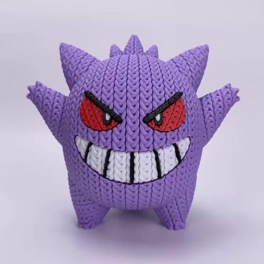 6660842261935.mp4 Gengar - Punto - Ganchillo - Multiparte