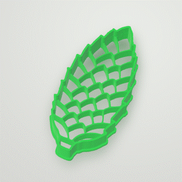 Adsız.gif SUGAR PINE CONE COOKIE CUTTER, BISCUIT CUTTER