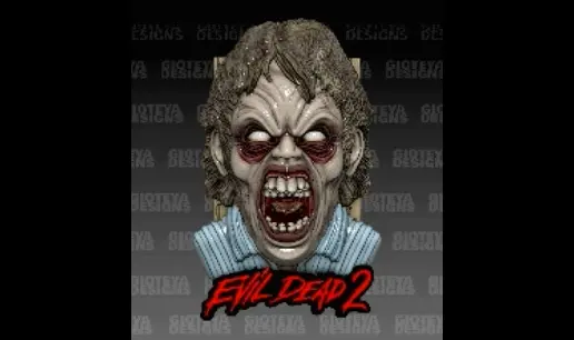 😵 Evil Dead 2 Ed Getley Deadite・ STL File for 3D printing・Cults