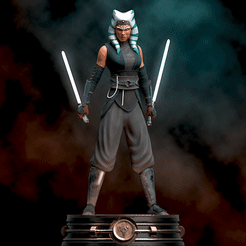 Ahsoka-portada.gif Fichier STL Fanart Star Wars AHSOKA TANO - Statue・Plan pour impression 3D à télécharger