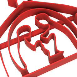 Christmas-Crib-Cutter-v3.gif 3D file Christmas Crib Cutter・Design to download and 3D print