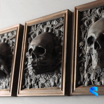 🎃 Three Wise Skulls・ 3D File for ・Cults