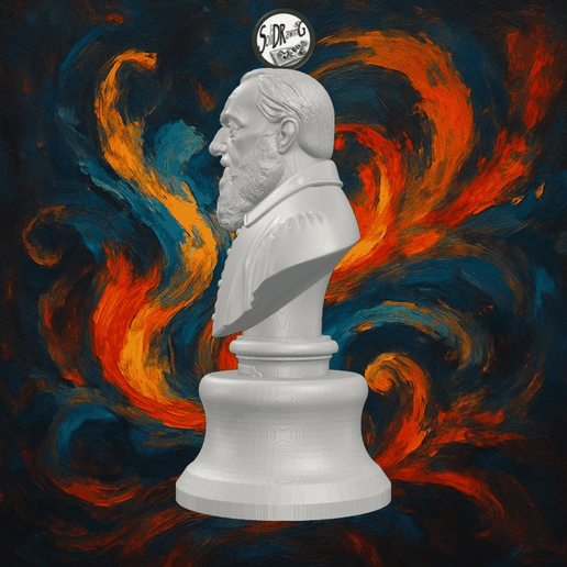 Classic Galileo Galilei Bust Sculpture – SoliDRawinGs SG3278