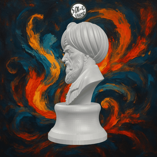 Mimar Sinan Architect Portrait Bust – SoliDRawinGs SG3300