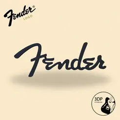 Fender.gif Descargar archivo STL gratis FENDER LOGO AND KEYCHAIN • Diseño para la impresora 3D, ILG3D