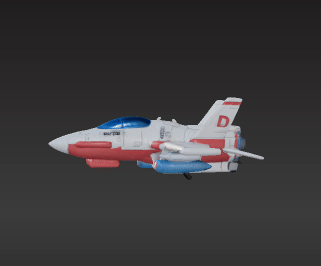 👽 Mini Mecha Jet – Exaggerated Wings & Cockpit Design (Chibi Scale ...