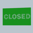 open-closed.gif OPEN✅CLOSED⛔ store sign - textflip optical illusion - print in STL