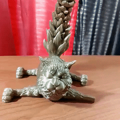 ezgif.com-gif-maker-1.gif Download file Flexy Pirate Cat - Articulated Flexi Cat • Object to 3D print, MysticSaige