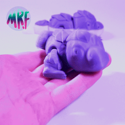 dinobb.gif STL file Dinobaby flexi・3D print design to download