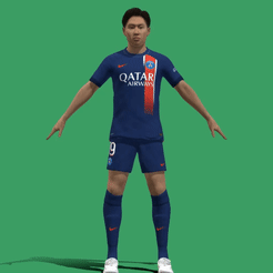 Video_2023-12-03_151640.gif 3D Rigged Lee Kang-in PSG 2024