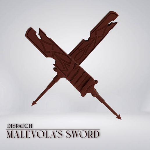 🗡️ Malevola's Sword (Dispatch)・ OBJ File for 3D printing・Cults