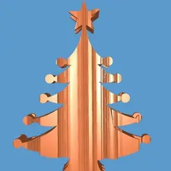 SapinNoel.gif STL file A Christmas tree for CHRISTMAS・3D print model to download