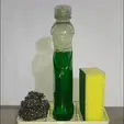ezgif.com-gif-maker.gif Accessories holder for sink (sponge, detergent and scouring pad)