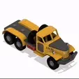 81e750f2-932d-423d-996b-5e14b074cafb.gif Yellow Zil Pipe Truck with Movements
