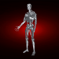 Terminator-Endosceleton-T-800.gif STL file Terminator Endosceleton T800・Model to download and 3D print, FUN3D