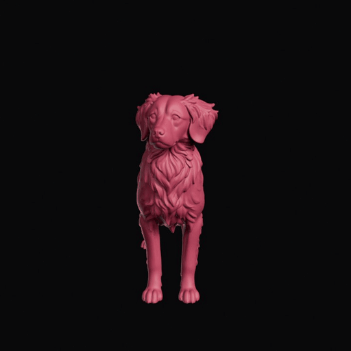 Standing Setter Hunting Dog Figurine