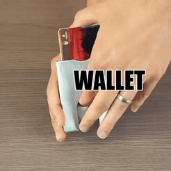 giphy.gif STL-Datei Wallet・3D-druckbares Design zum Herunterladen