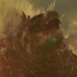 Video.gif Godzilla Vs Kong carrier ship attack caricature -3D PRINT MODEL
