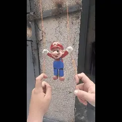 My_Stop_Motion_Movie_5_.gif STL file Mario Bros Flexi Climber・Model to download and 3D print