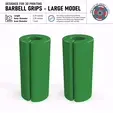 Banner.gif BARBELL GRIPS - LARGE MODEL | Gym Weight Bar Grips, Dumbell Grips