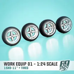 0.gif Work EQUIP 01 - 15x8-15x11 inch - scale model wheels set & stretched tires