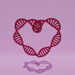 0000-0080.gif STL file Heart DNA・3D printer model to download