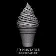 ICE_02_GIF.gif 3D PRINTABLE ICE CREAM CUP