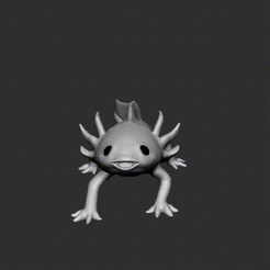 aa.gif Download STL file Axolotl STL • 3D printable model, seberdra