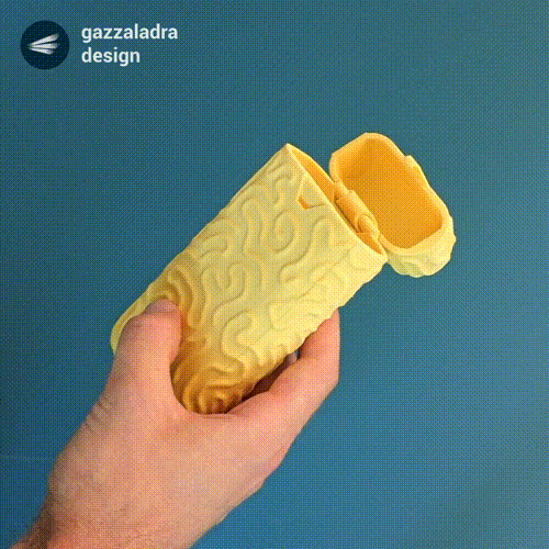 Print-in-place glasses case