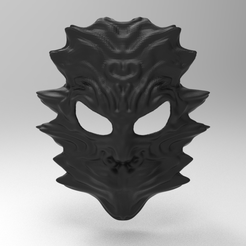 untitledyi.1113.gif STL file mask mask voronoi cosplay・Model to download and 3D print, nikosanchez8898