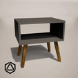 Table-1.gif Simple, modern bedside table (1:16; 1:12, 1:1)