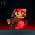 Mario-girando.gif Voxel Super Mario 8-BIT Puzzle Amiibo