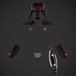 ezgif.com-video-to-gif.gif Archivo 3D Segunda Hermana Armadura Completa y Sable Láser para Cosplay・Plan imprimible en 3D para descargar