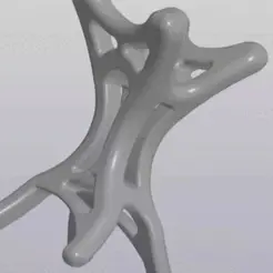 Abstract-stand-for-headset.-stl-3dprinting.gif 3D file Headset stand・Model to download and 3D print
