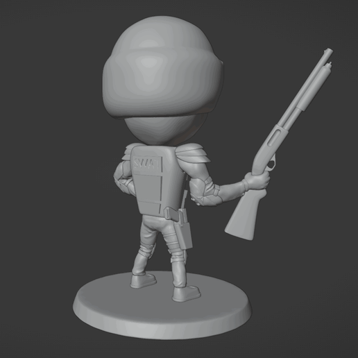 2.gif Chibi Swat Cop with Shotgun