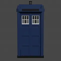 ezgif.com-gif-maker-1.gif Doctor Who - An adventure in space and time TARDIS in 5.5" scale