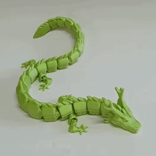 long-dragon.gif Descargar archivo STL Long Dragon Flexi • Modelo para la impresora 3D, angeljacobofigueroa