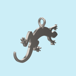 Pendentif-salamandre.gif Archivo STL gratis Colgante - Colgante de salamandra・Objeto de impresión 3D para descargar, arvylegris