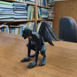 garod.gif Файл STL Gargoyle Monster・Шаблон для 3D-печати для загрузки, Albuquerque