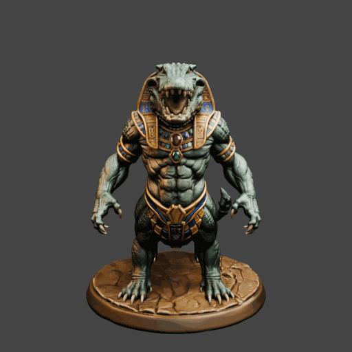 Egyptian Crocodile God Miniature