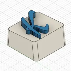 K.gif Archivo 3D gratis KEYCAP KEN & BARBIE・Plan imprimible en 3D para descargar