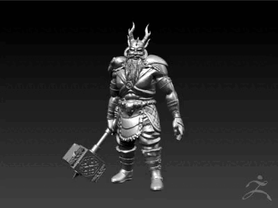 Frost-Turn.gif RPG Miniatures STL File Package - 6 Mighty Giants in One Download!