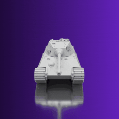 animation_2.gif Fichier STL TIGER 2 TANK - STL 11 PIECES・Objet imprimable en 3D à télécharger