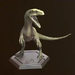 velo3.gif 3D file Velociraptor - Jurassic・3D printable design to download, crazybrain
