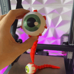 1.gif Файл STL Вырванные артикулированные глазные яблоки・Модель для загрузки и 3D печати